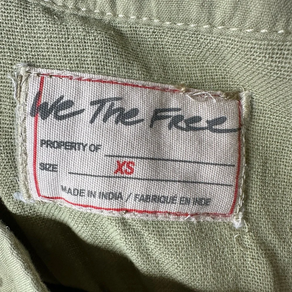 Free People Sage Green Short Sleeve Tee - Picture 6 of 9